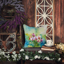 Load image into Gallery viewer, Orchids in Watercolor Throw Pillow