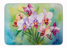 Load image into Gallery viewer, Orchids in Watercolor Memory Foam Kitchen Mat