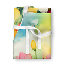 Load image into Gallery viewer, Freesias in Watercolor Apron – Artist-Designed Kitchen, BBQ &amp; Craft Apron