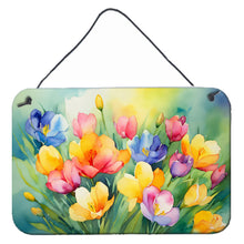 Load image into Gallery viewer, Freesias in Watercolor Wall or Door Hanging Prints