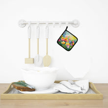 Load image into Gallery viewer, Freesias in Watercolor Pot Holders - Set of 2 Decorative Kitchen Helpers | Made in the USA