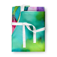 Load image into Gallery viewer, Freesias in Watercolor Apron – Artist-Designed Kitchen, BBQ &amp; Craft Apron