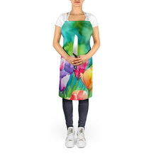 Load image into Gallery viewer, Freesias in Watercolor Apron – Artist-Designed Kitchen, BBQ &amp; Craft Apron