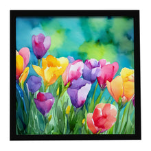 Load image into Gallery viewer, Freesias in Watercolor Framed Metal Print