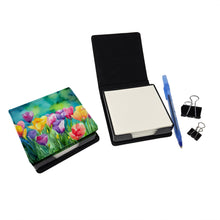 Load image into Gallery viewer, Freesias in Watercolor PU Leather Note Paper Holder