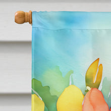 Load image into Gallery viewer, Freesias in Watercolor House Flag