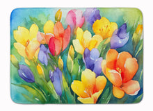 Load image into Gallery viewer, Freesias in Watercolor Memory Foam Kitchen Mat