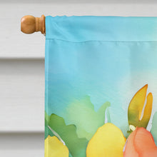 Load image into Gallery viewer, Freesias in Watercolor House Flag