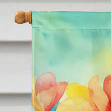 Load image into Gallery viewer, Freesias in Watercolor House Flag