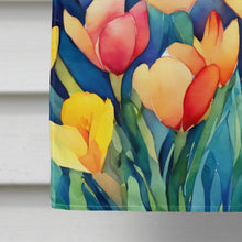 Load image into Gallery viewer, Freesias in Watercolor House Flag
