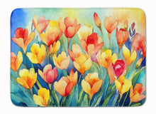 Load image into Gallery viewer, Freesias in Watercolor Memory Foam Kitchen Mat
