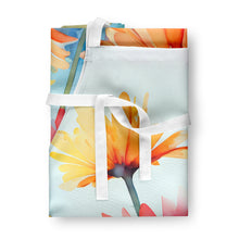 Load image into Gallery viewer, Gerbera Daisies in Watercolor Apron – Artist-Designed Kitchen, BBQ &amp; Craft Apron