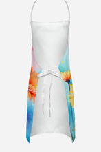 Load image into Gallery viewer, Gerbera Daisies in Watercolor Apron – Artist-Designed Kitchen, BBQ &amp; Craft Apron