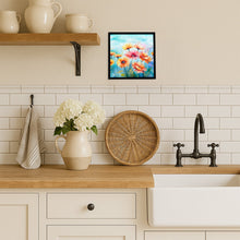 Load image into Gallery viewer, Gerbera Daisies in Watercolor Framed Metal Print