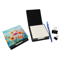 Load image into Gallery viewer, Gerbera Daisies in Watercolor PU Leather Note Paper Holder