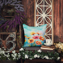 Load image into Gallery viewer, Gerbera Daisies in Watercolor Throw Pillow