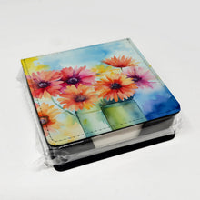 Load image into Gallery viewer, Gerbera Daisies in Watercolor PU Leather Note Paper Holder