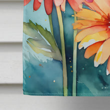 Load image into Gallery viewer, Gerbera Daisies in Watercolor House Flag