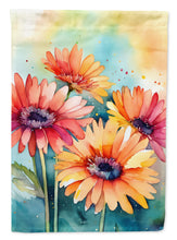 Load image into Gallery viewer, Gerbera Daisies in Watercolor House Flag