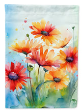 Load image into Gallery viewer, Gerbera Daisies in Watercolor House Flag