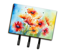 Load image into Gallery viewer, Gerbera Daisies in Watercolor Leash or Key Holder
