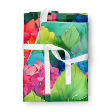 Load image into Gallery viewer, Hydrangeas in Watercolor Apron – Artist-Designed Kitchen, BBQ &amp; Craft Apron