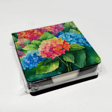 Load image into Gallery viewer, Hydrangeas in Watercolor PU Leather Note Paper Holder