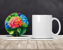 Load image into Gallery viewer, Hydrangeas in Watercolor Large Sandstone Coasters Pack of 4