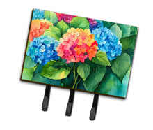 Load image into Gallery viewer, Hydrangeas in Watercolor Leash or Key Holder