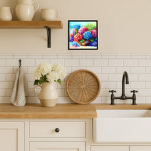 Load image into Gallery viewer, Hydrangeas in Watercolor Framed Metal Print