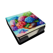 Load image into Gallery viewer, Hydrangeas in Watercolor PU Leather Note Paper Holder
