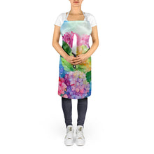 Load image into Gallery viewer, Hydrangeas in Watercolor Apron – Artist-Designed Kitchen, BBQ &amp; Craft Apron