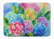 Load image into Gallery viewer, Hydrangeas in Watercolor Memory Foam Kitchen Mat