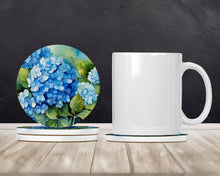 Load image into Gallery viewer, Hydrangeas in Watercolor Large Sandstone Coasters Pack of 4