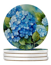Load image into Gallery viewer, Hydrangeas in Watercolor Large Sandstone Coasters Pack of 4