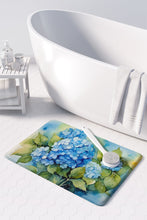 Load image into Gallery viewer, Hydrangeas in Watercolor Memory Foam Kitchen Mat