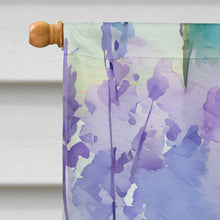 Load image into Gallery viewer, Lavender in Watercolor House Flag