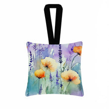 Load image into Gallery viewer, Lavender in Watercolor Hanging Square Fabric Ornament 3.5 × 3.5