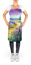 Load image into Gallery viewer, Lavender in Watercolor Apron – Artist-Designed Kitchen, BBQ &amp; Craft Apron
