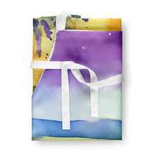 Load image into Gallery viewer, Lavender in Watercolor Apron – Artist-Designed Kitchen, BBQ &amp; Craft Apron