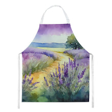 Load image into Gallery viewer, Lavender in Watercolor Apron – Artist-Designed Kitchen, BBQ &amp; Craft Apron