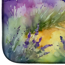 Load image into Gallery viewer, Lavender in Watercolor Dish Drying Mat