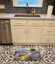 Load image into Gallery viewer, Lavender in Watercolor Memory Foam Kitchen Mat