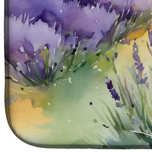 Load image into Gallery viewer, Lavender in Watercolor Dish Drying Mat