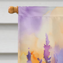 Load image into Gallery viewer, Lavender in Watercolor House Flag