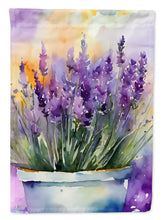 Load image into Gallery viewer, Lavender in Watercolor House Flag