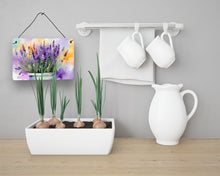Load image into Gallery viewer, Lavender in Watercolor Wall or Door Hanging Prints