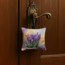 Load image into Gallery viewer, Lavender in Watercolor Hanging Square Fabric Ornament 3.5 × 3.5