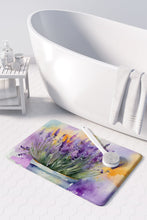 Load image into Gallery viewer, Lavender in Watercolor Memory Foam Kitchen Mat