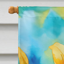 Load image into Gallery viewer, Lilies in Watercolor House Flag